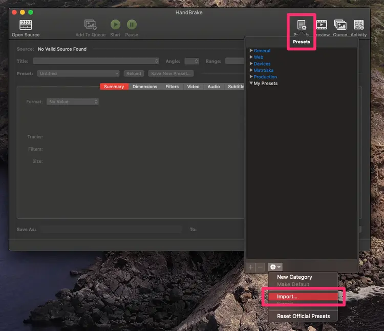 Presets