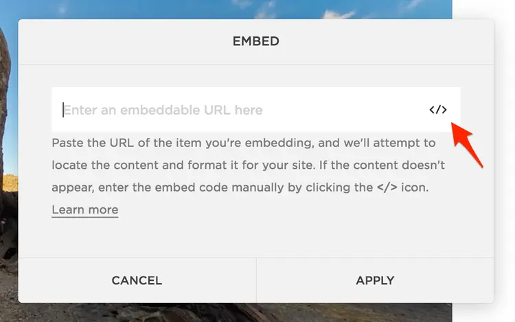 Embed Manual
